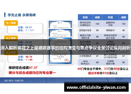 深入解析英冠之上是哪级赛事的结构演变与焦点争议全景讨论纵向剖析